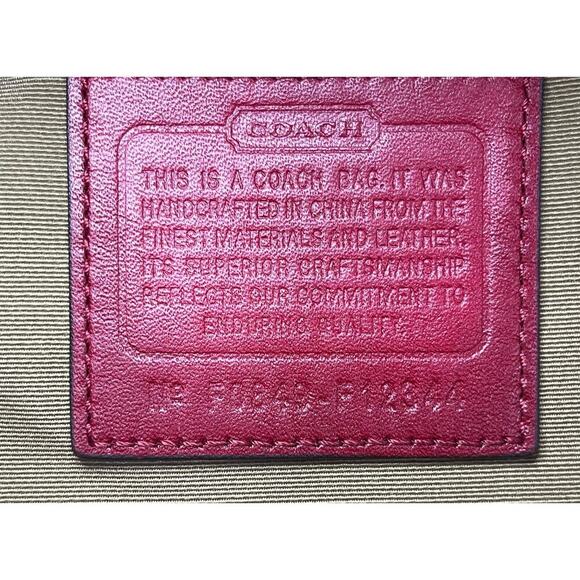 Y2K Coach F12344 Mini Signature Gallery Tote Bag & Wristlet - Picture 16 of 16